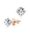 Round Stone Stud Earring ECS-01-5